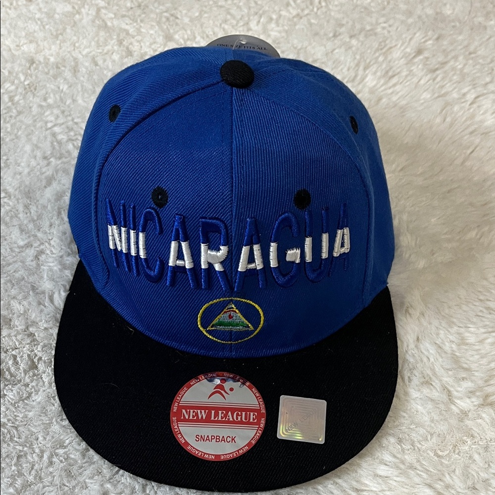 Man or woman Snapback Hat in Blue and Black